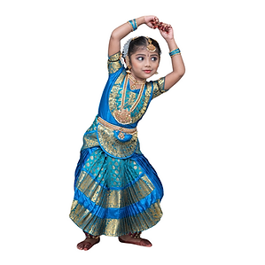 Bharatanatyam Costume without Pallu - 1 set