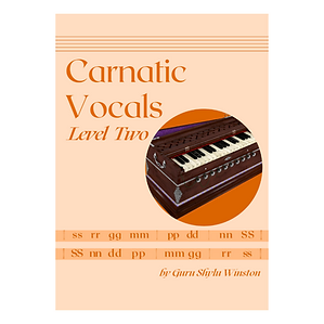 Carnatic Vocals Level 2 Book